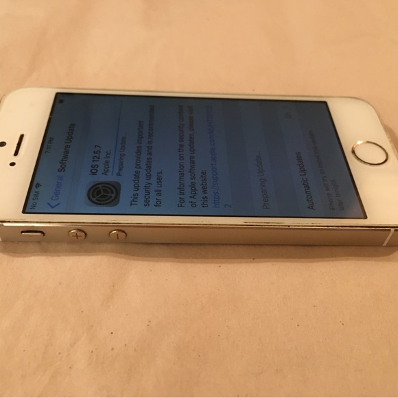 Apple iPhone 5S GOLD 16 GB iOS 12.5.7 UNLOCKED - Picture 6 of 6